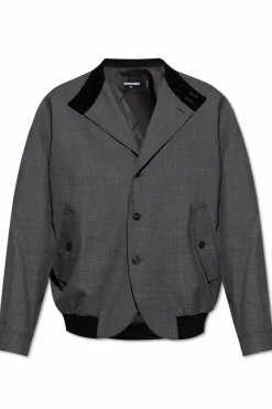 Dsquared2 GREY Wool jacket
