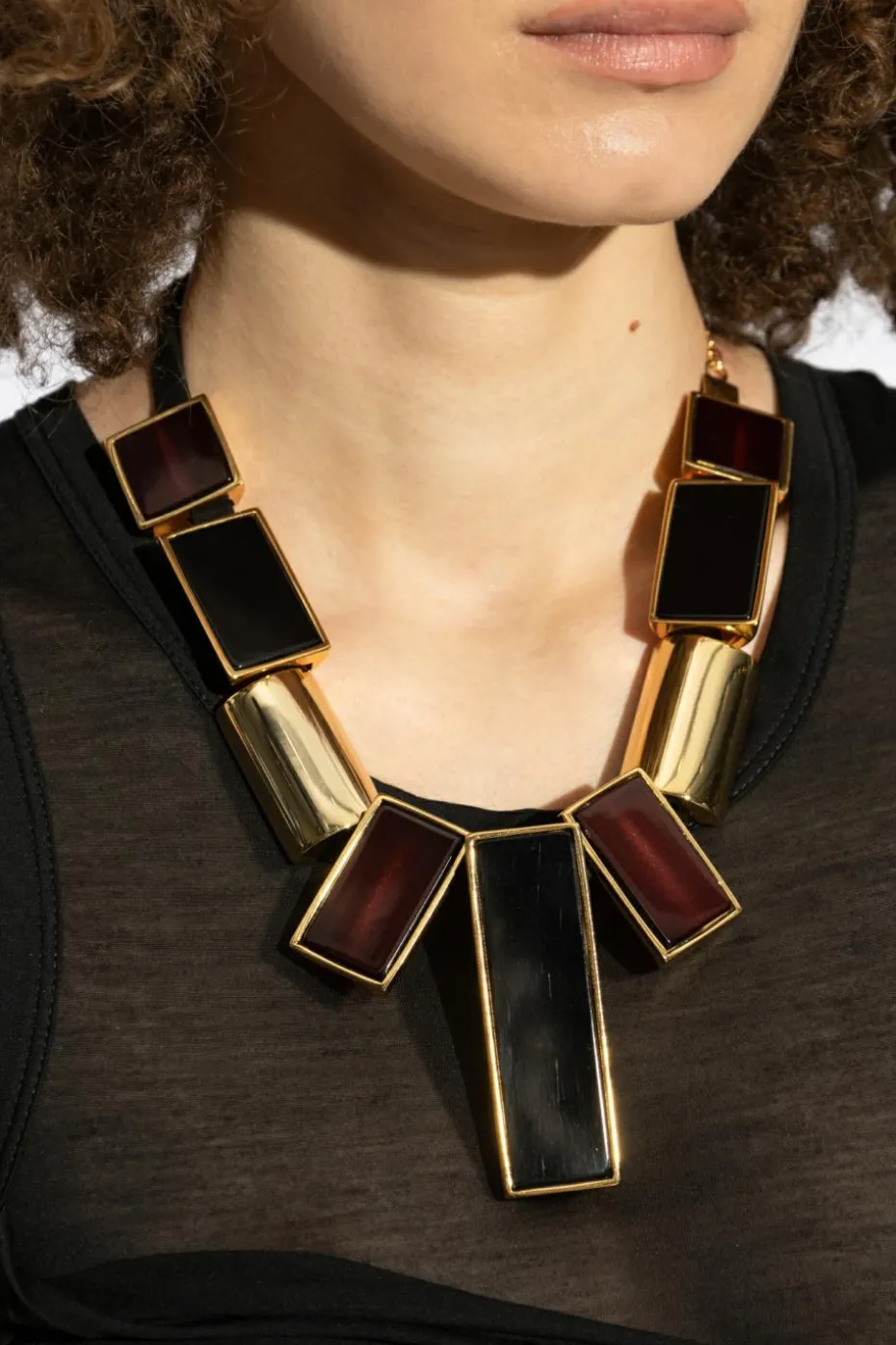 Dsquared2 MULTICOLOUR Necklace with geometric resin stones