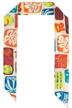 Dsquared2 MULTICOLOUR Silk Scarf Capsule `Summer Lovers`