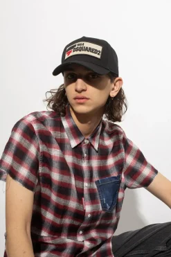 Dsquared2 NAVY BLUE Baseball cap with logo