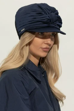 Dsquared2 NAVY BLUE Cap with pleating