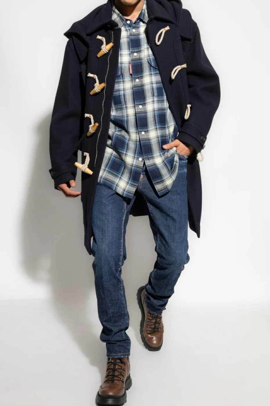 Dsquared2 NAVY BLUE `Cool Guy` jeans