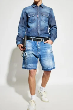 Dsquared2 NAVY BLUE Denim shirt