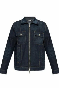 Dsquared2 NAVY BLUE Denim jacket