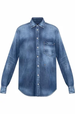Dsquared2 NAVY BLUE Denim shirt