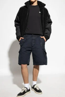 Dsquared2 NAVY BLUE "Hunter" cargo shorts