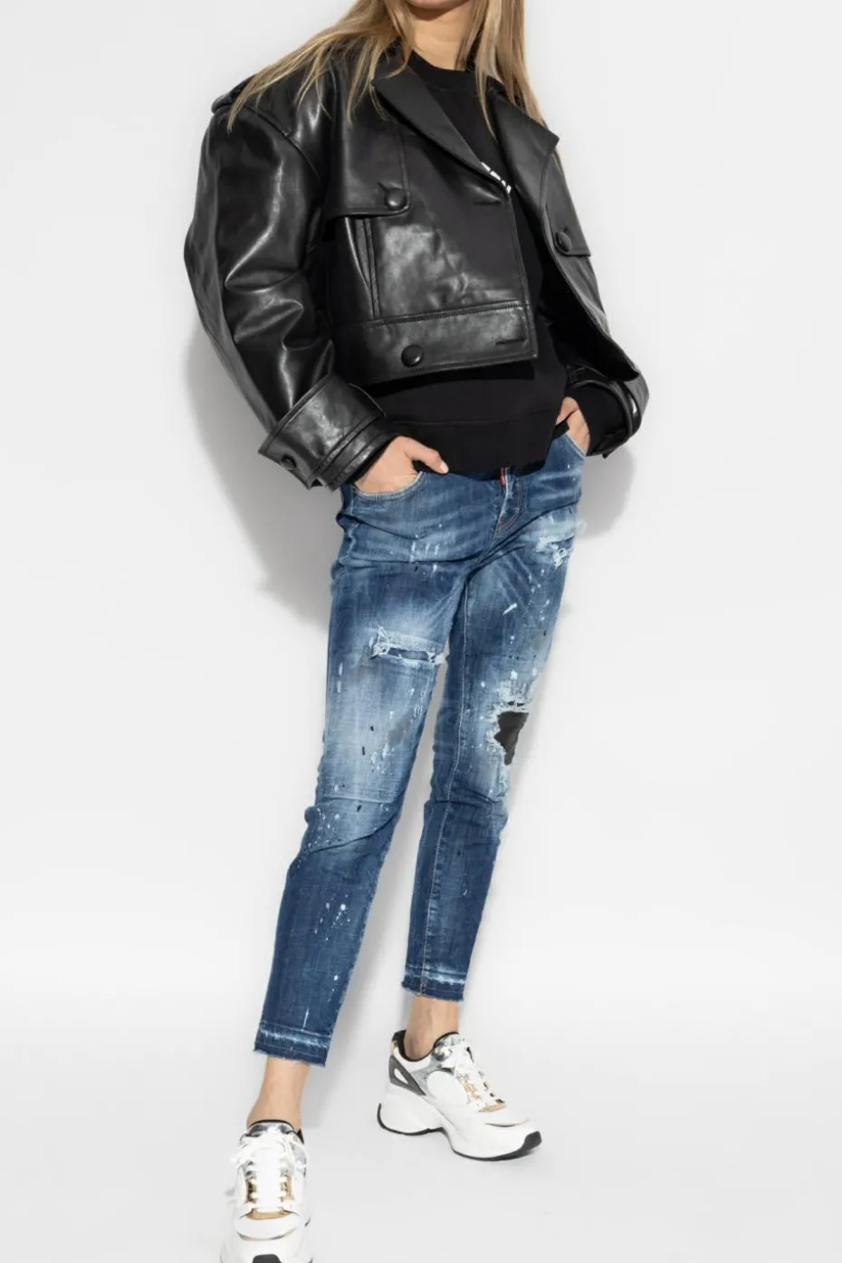 Dsquared2 NAVY BLUE Jeans Cool Girl