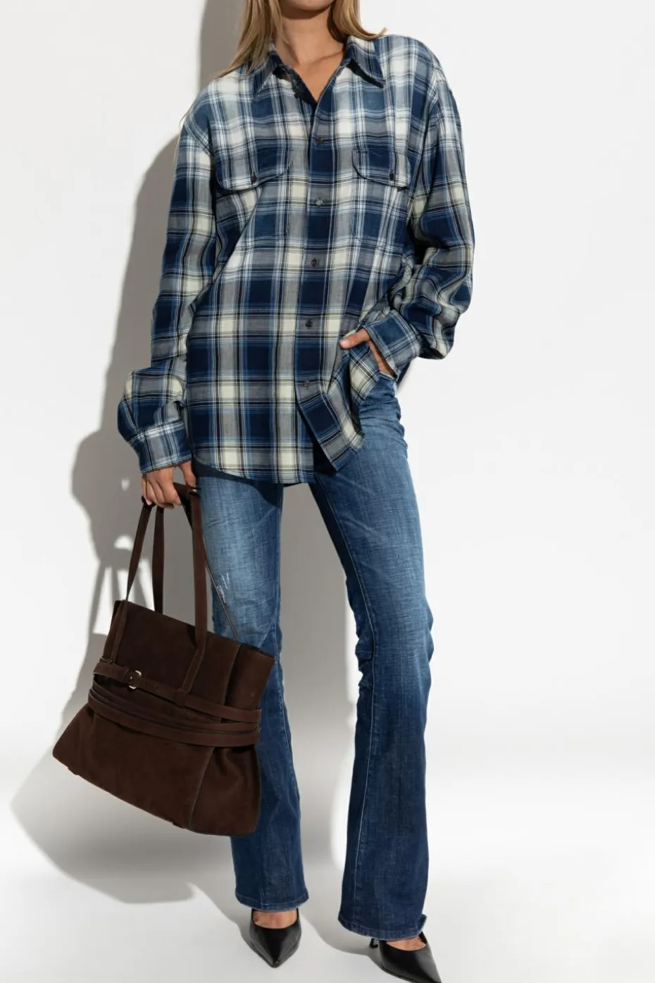 Dsquared2 NAVY BLUE Jeans "Medium Waist"