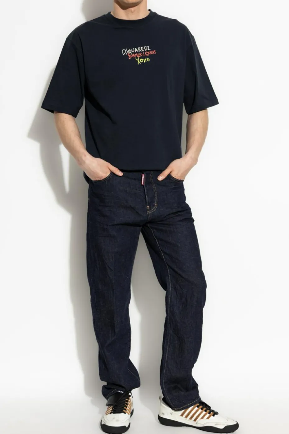 Dsquared2 NAVY BLUE Jeans '642' capsule 'Summer Lovers'