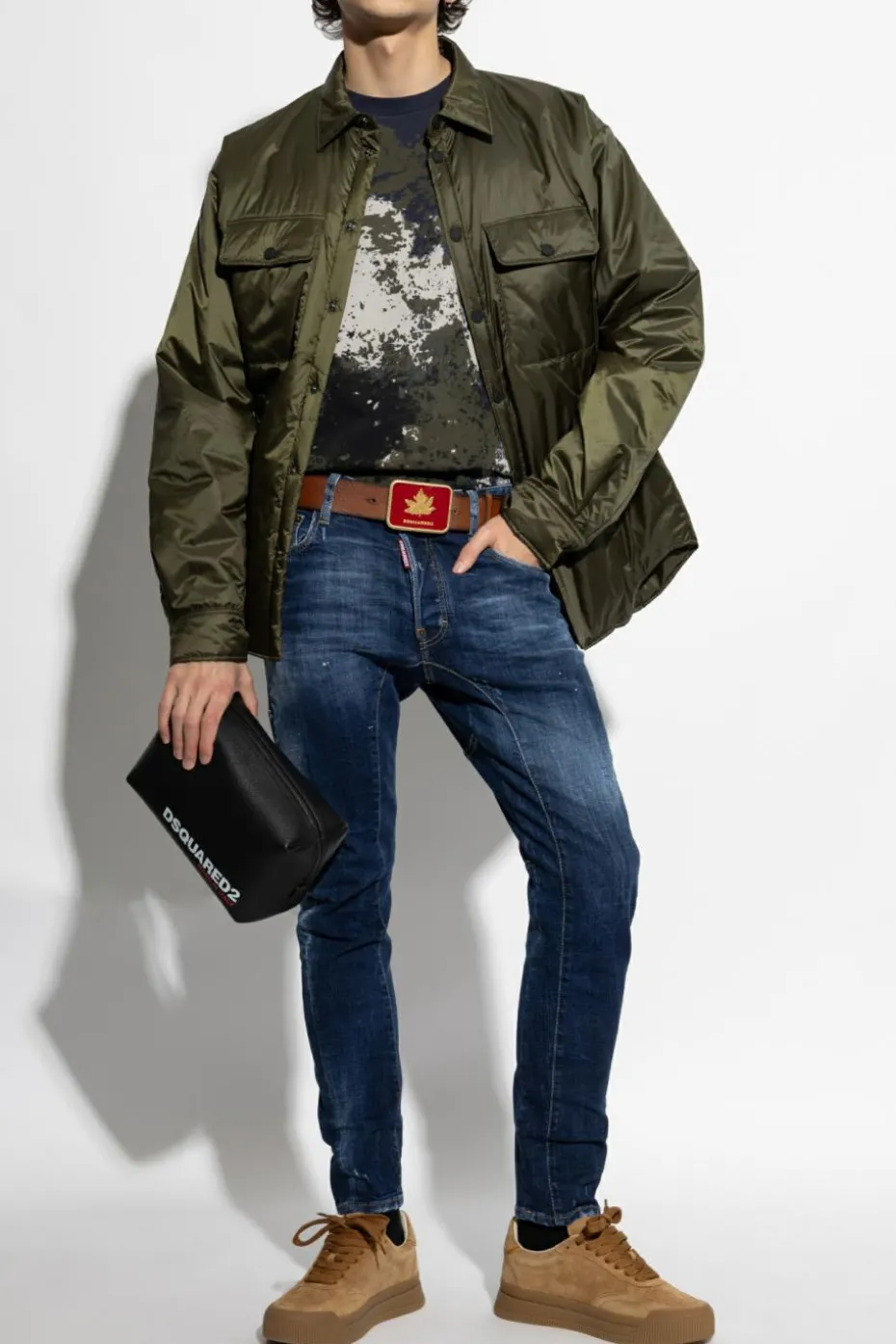 Dsquared2 NAVY BLUE Jeans Tidy Biker
