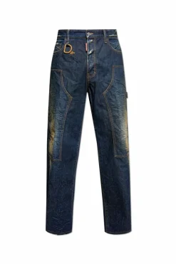 Dsquared2 NAVY BLUE "Loose" jeans