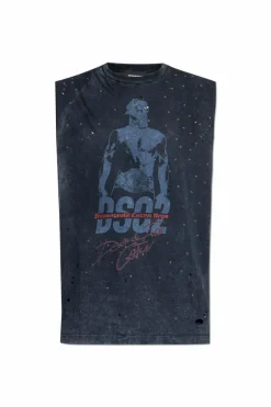 Dsquared2 NAVY BLUE Sleeveless T-shirt