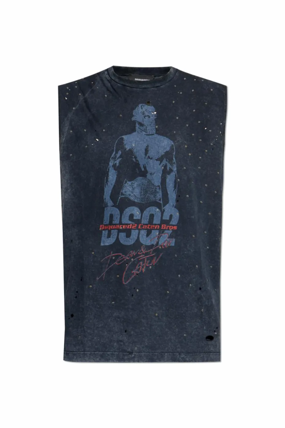 Dsquared2 NAVY BLUE Sleeveless T-shirt