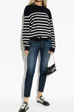 Dsquared2 NAVY BLUE Sweater with logo