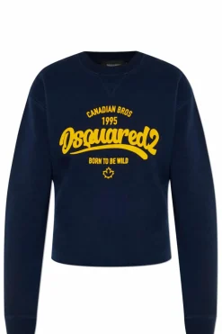 Dsquared2 NAVY BLUE Sweatshirt with logo