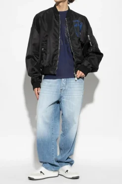 Dsquared2 NAVY BLUE T-shirt with print