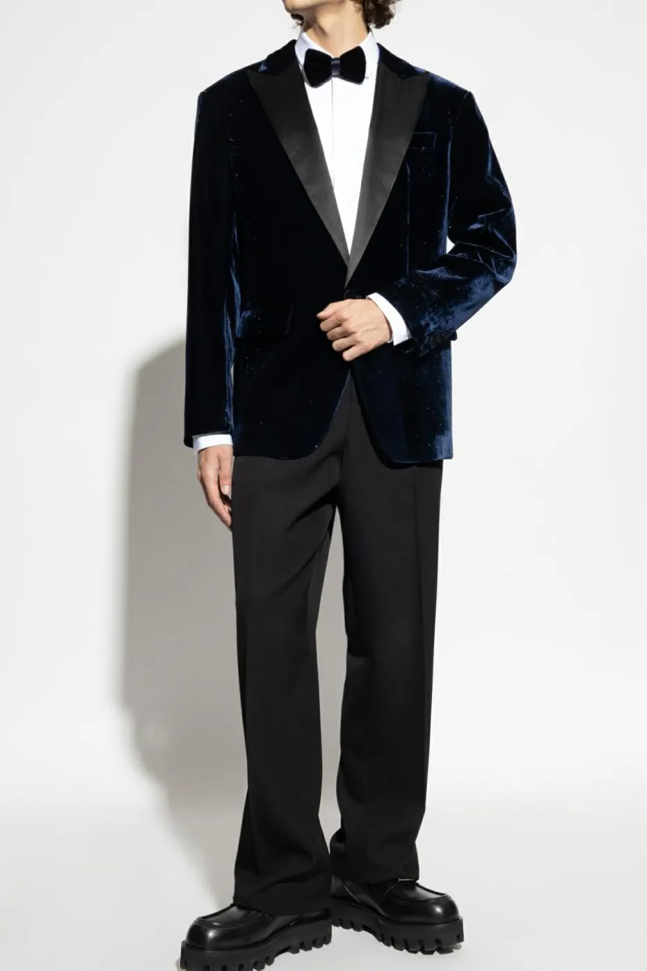 Dsquared2 NAVY BLUE Velvet blazer