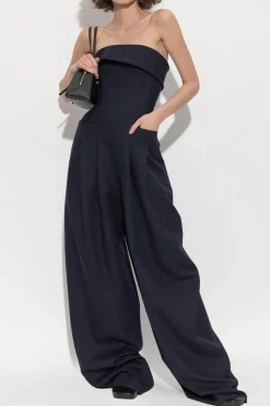 Dsquared2 NAVY BLUE Wool jumpsuit