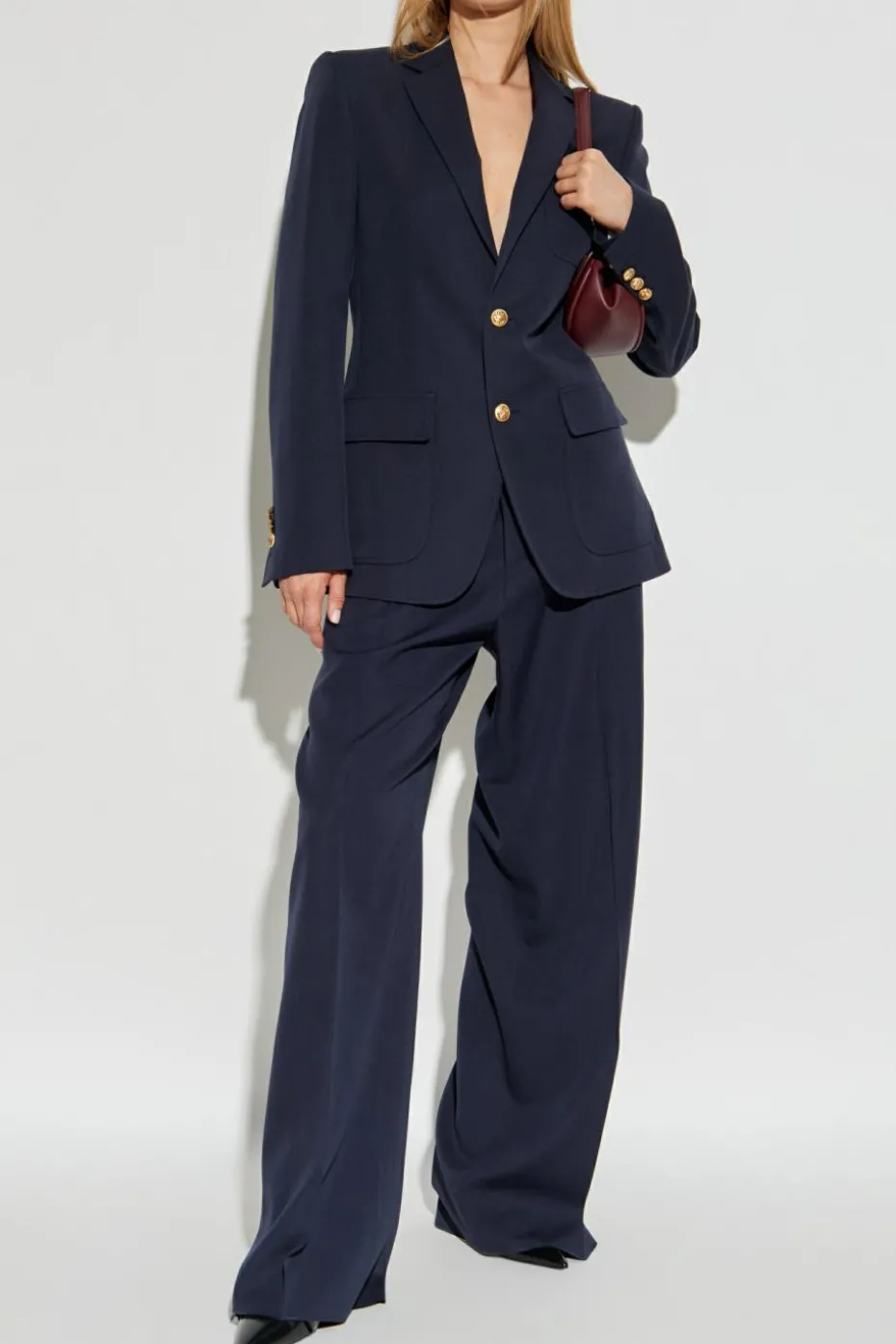 Dsquared2 NAVY BLUE Wool trousers