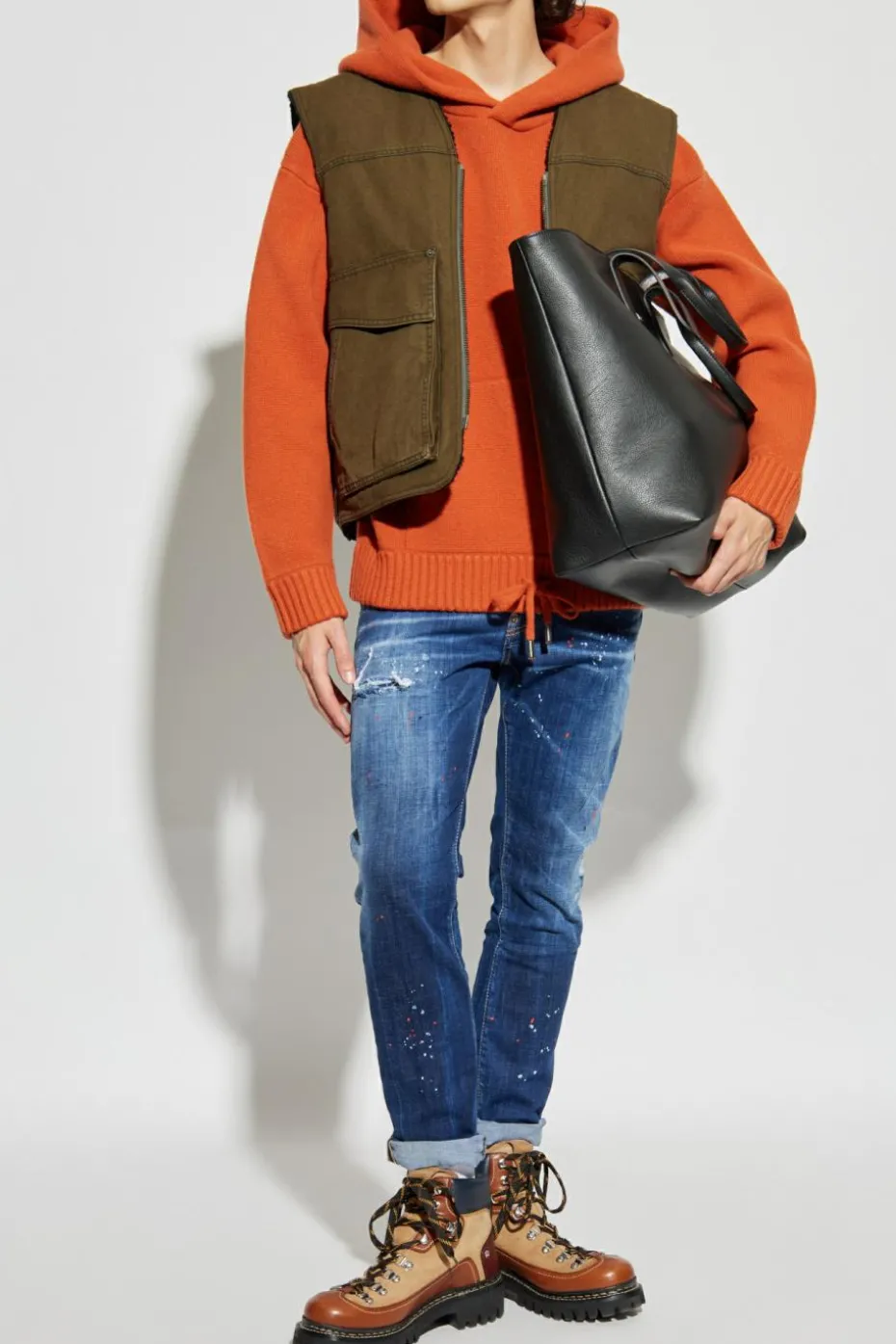 Dsquared2 ORANGE Wool sweater