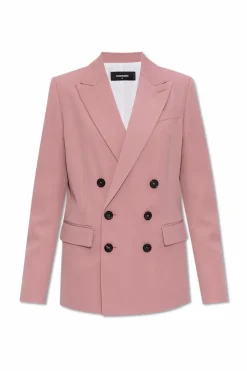 Dsquared2 PINK Double-breasted blazer
