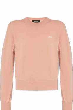 Dsquared2 PINK Sweater with round neckline