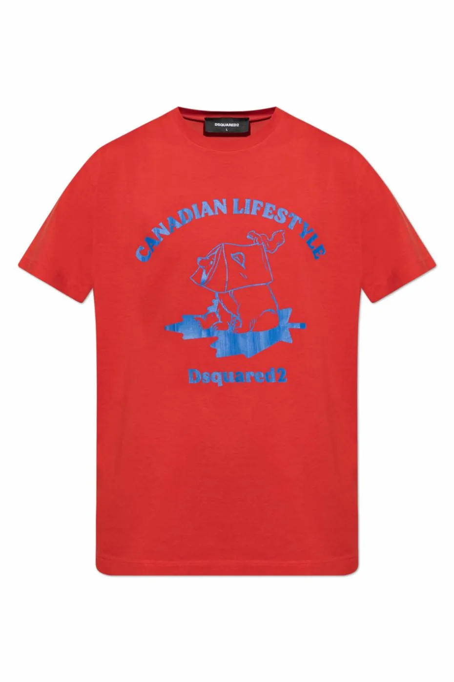 Dsquared2 RED Printed T-shirt