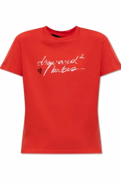 Dsquared2 RED T-shirt with print