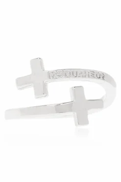 Dsquared2 SILVER Brass ring