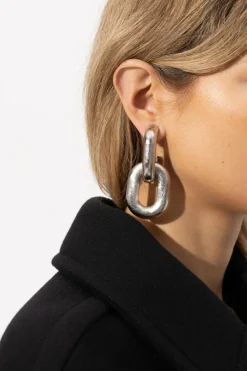 Dsquared2 SILVER Earrings with links