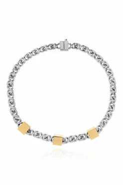 Dsquared2 SILVER Necklace with engraved logo