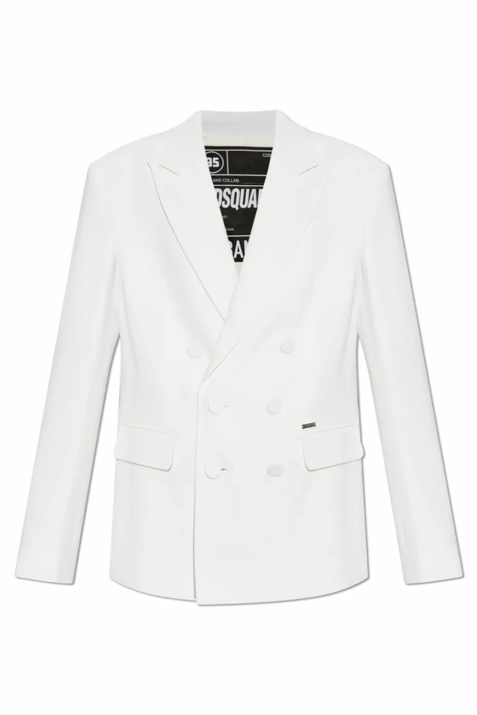 Dsquared2 WHITE Double-breasted blazer