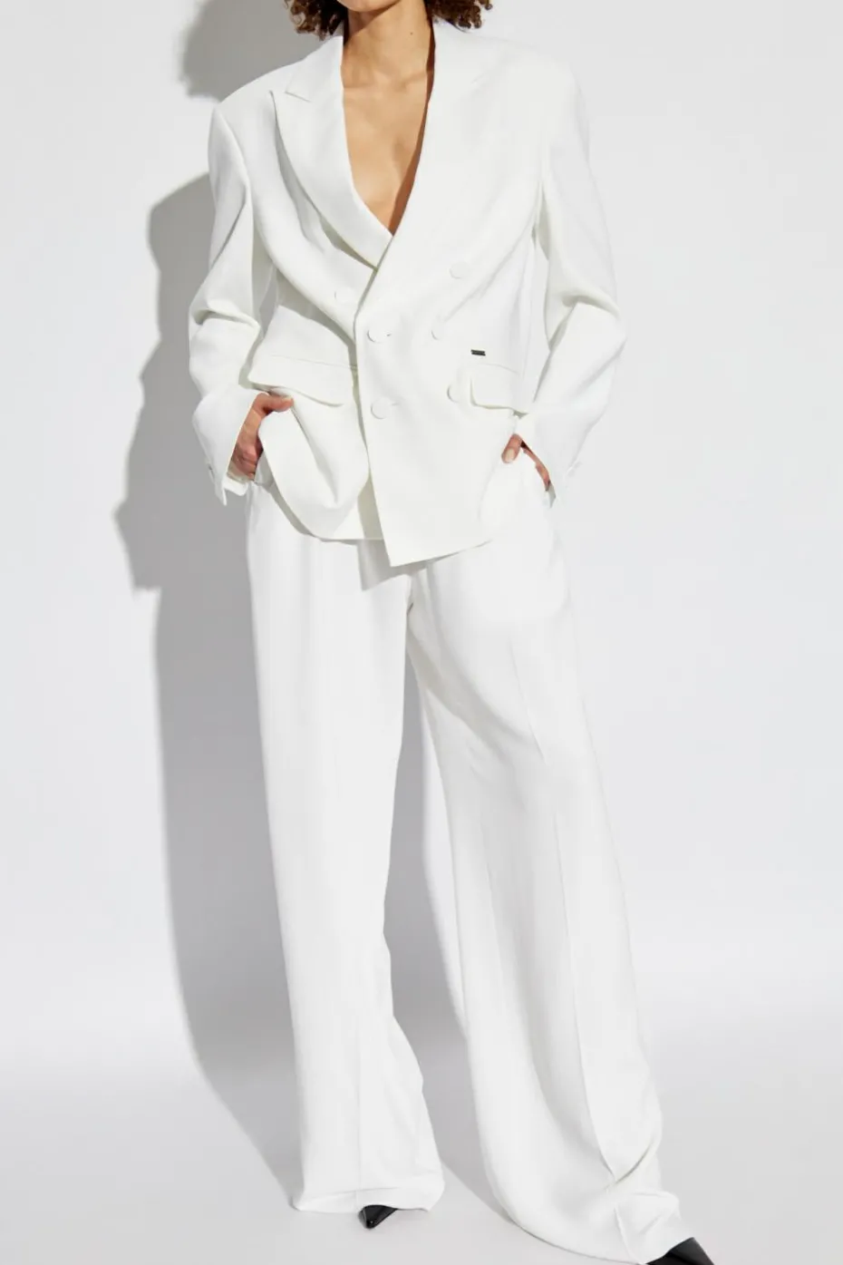 Dsquared2 WHITE Double-breasted blazer