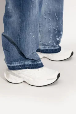 Dsquared2 WHITE "Faster" sports shoes