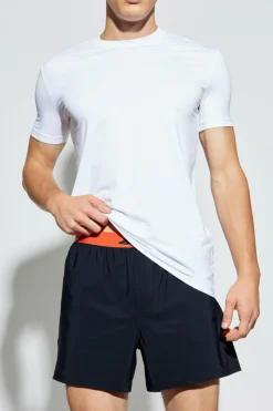Dsquared2 WHITE Lingerie-style T-shirt with a round neckline