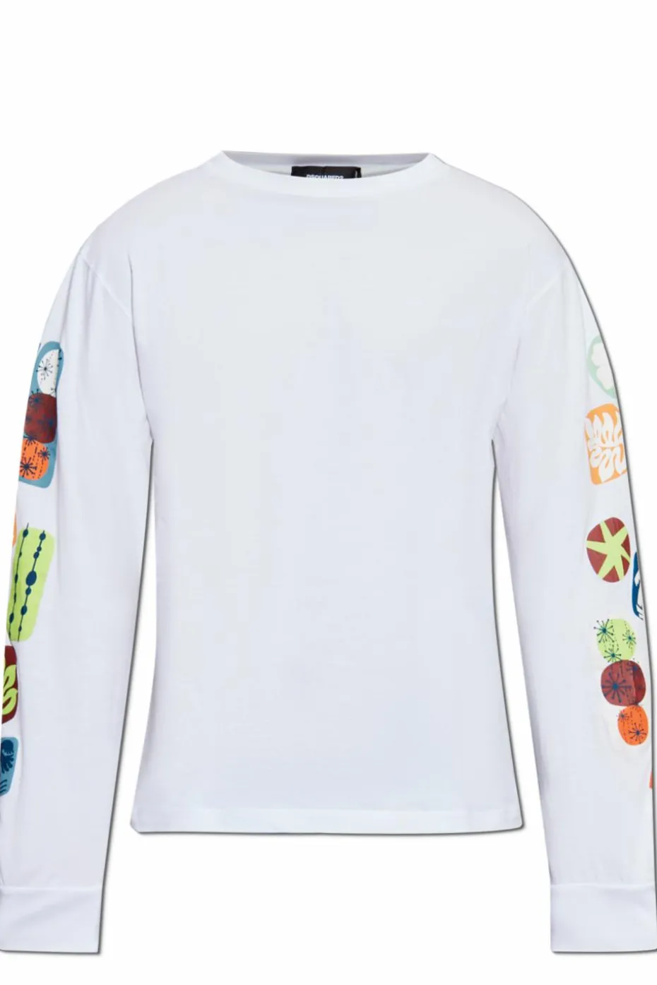 Dsquared2 WHITE Long-sleeve T-shirt capsule `Summer Lovers`