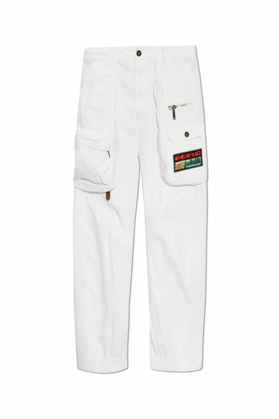 Dsquared2 WHITE Pants with pockets