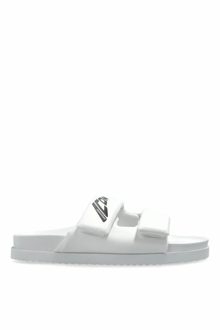 Dsquared2 WHITE Printed flip-flops