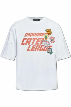 Dsquared2 WHITE Printed T-shirt