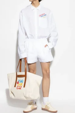 Dsquared2 WHITE Shirt capsule `Summer Lovers`