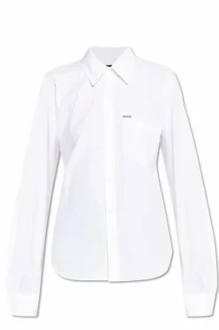 Dsquared2 WHITE Shirt with pocket