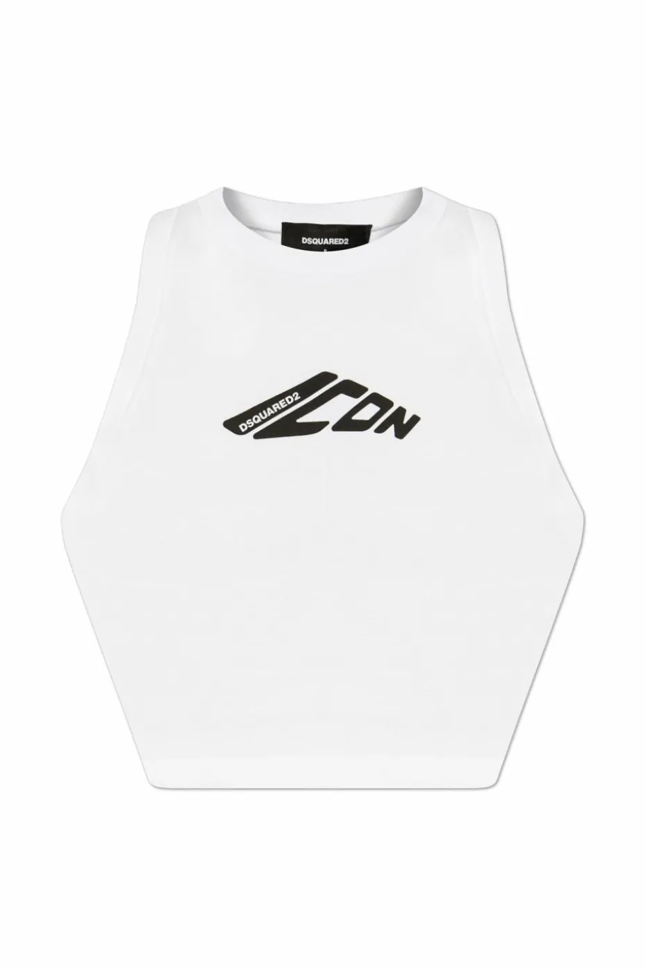 Dsquared2 WHITE Short sleeveless top