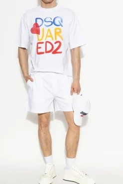 Dsquared2 WHITE Shorts capsule "Summer Lovers"