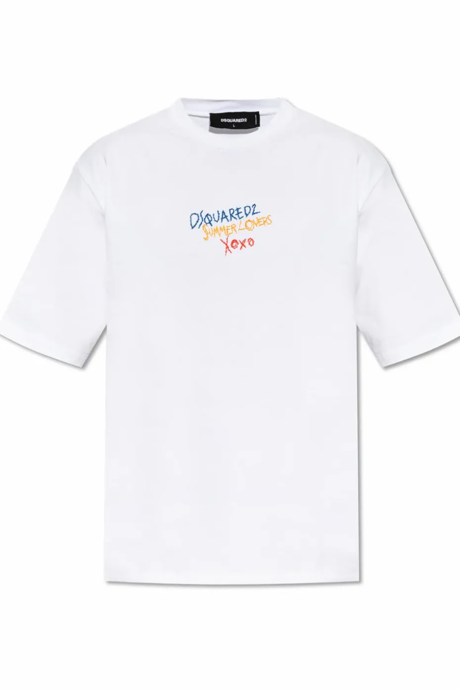 Dsquared2 WHITE T-shirt capsule `Summer Lovers`