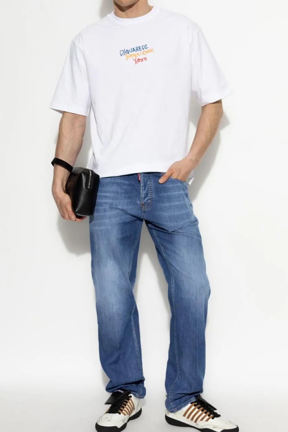 Dsquared2 WHITE T-shirt capsule `Summer Lovers`