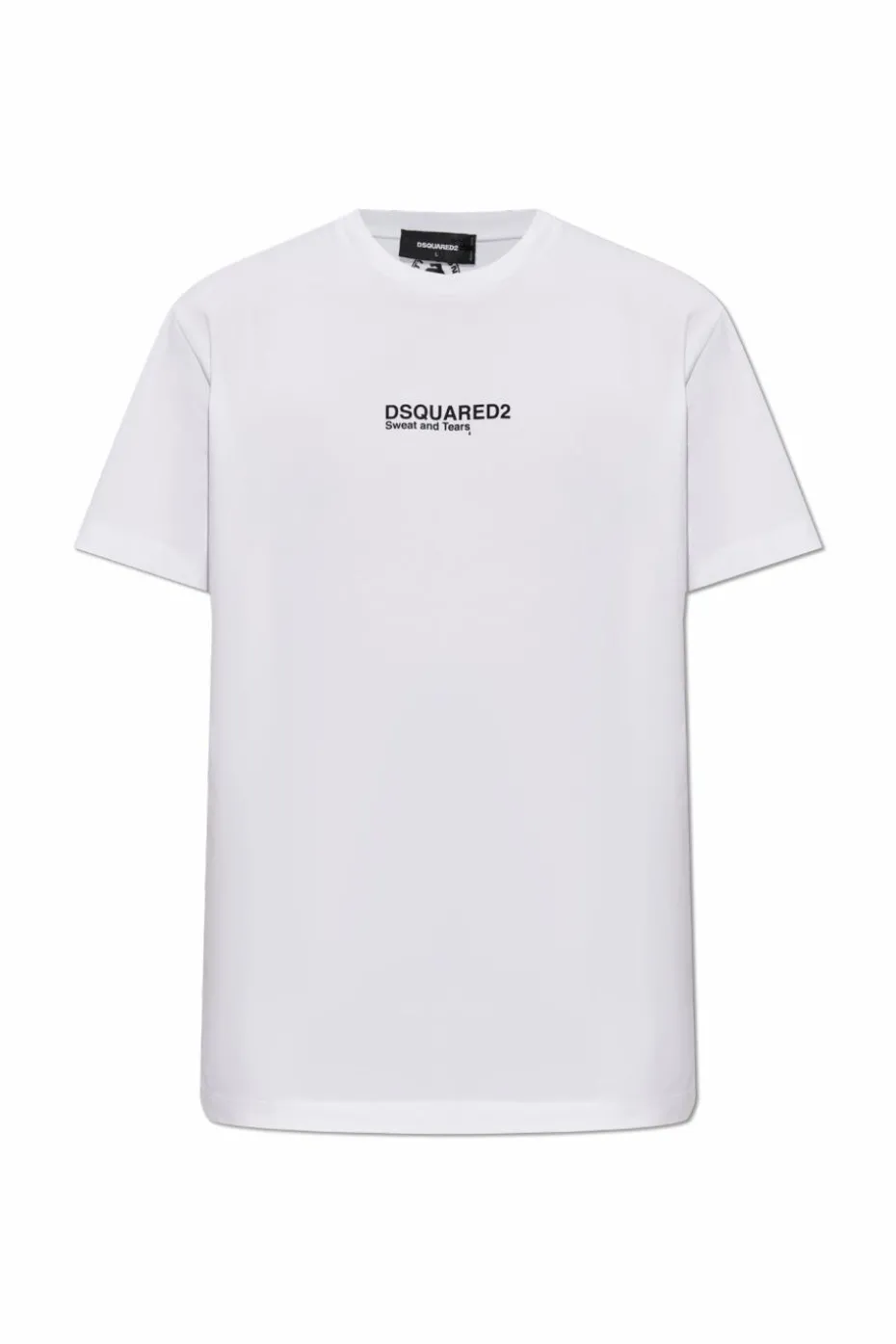 Dsquared2 WHITE T-shirt with printed logo