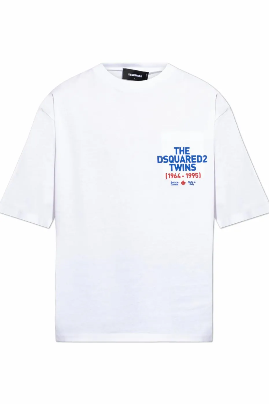 Dsquared2 WHITE T-shirt with pocket