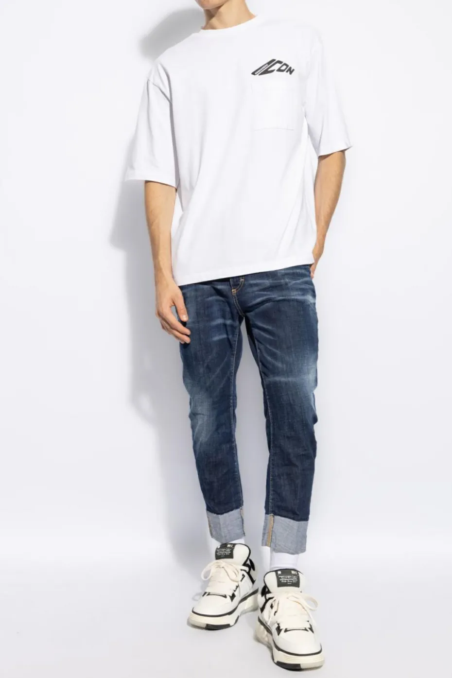 Dsquared2 WHITE T-shirt with logo