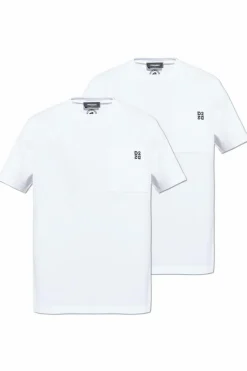 Dsquared2 WHITE Two-pack of logo t-shirts