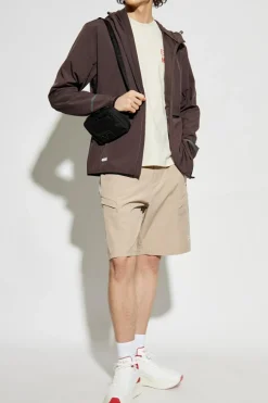 EA7 Emporio Armani beige cargo type shorts